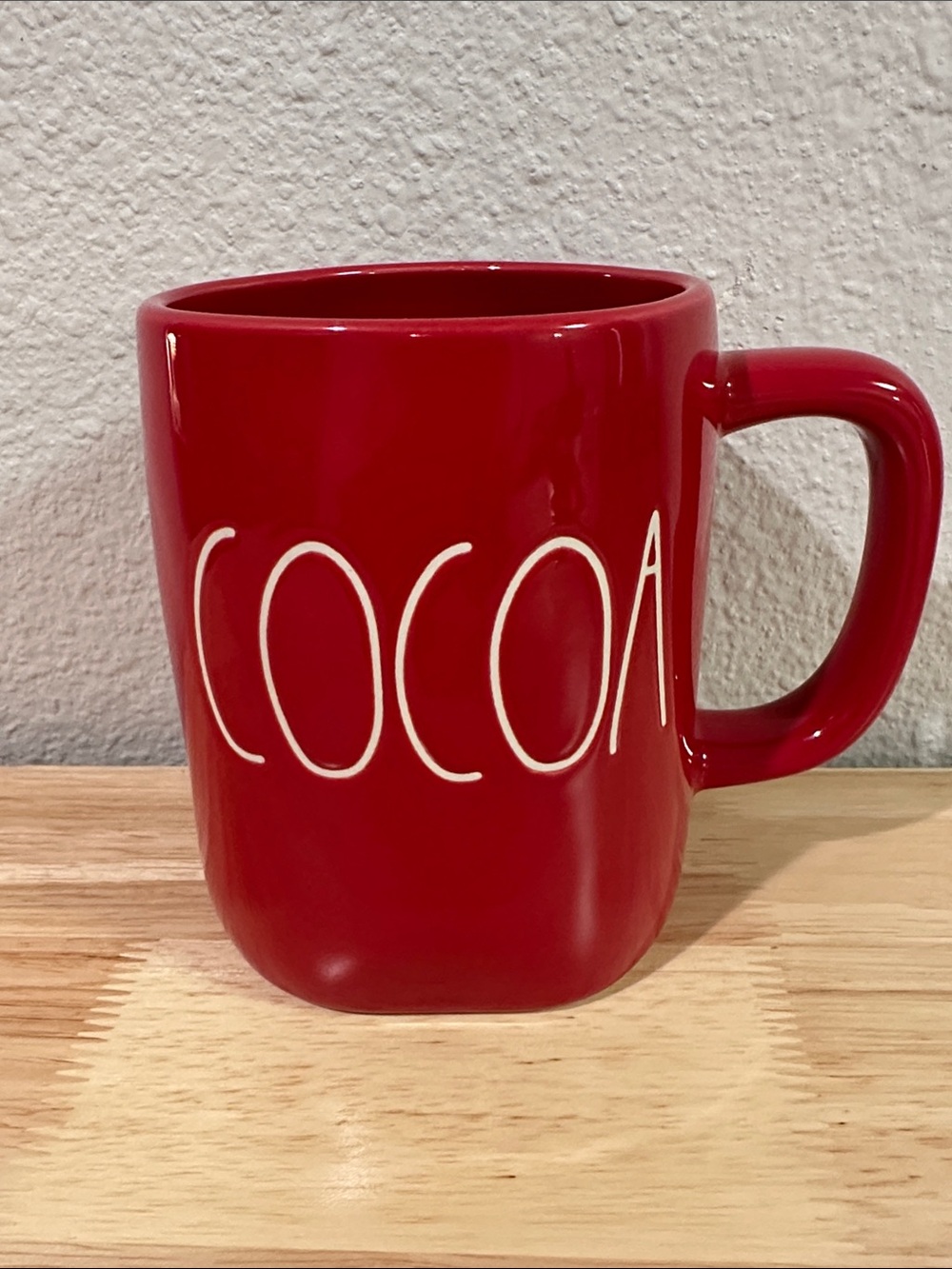 Red Rae Dunn “Cocoa” Mug